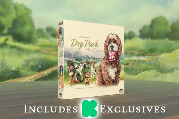 Dog Park: New Tricks + Collector's Upgrade Pack + Dogs Around the World Expansion (Kickstarter)