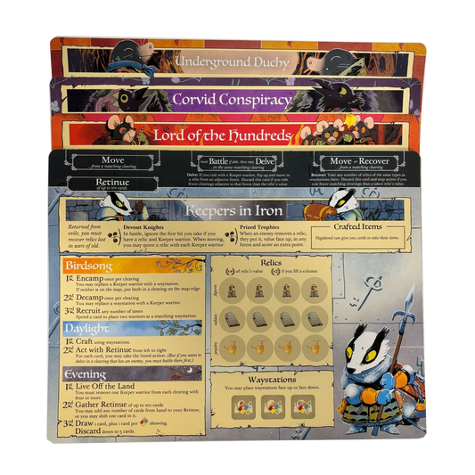 Root: Cardstock Faction Board Pack