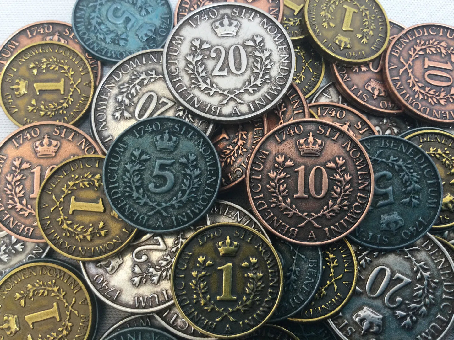 Rococo: Deluxe Edition - Metal Livre Coins