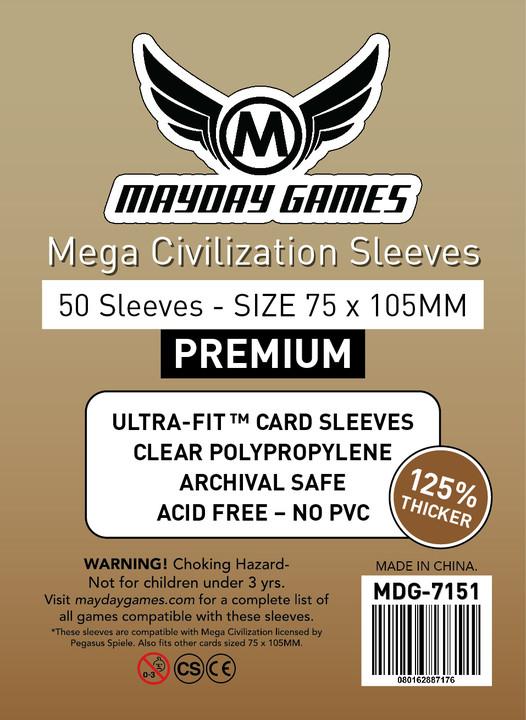 Mayday Games 75 x 105mm Premium Card Sleeves Board Game Madness Mayday Games 75 x 105mm Premium Card Sleeves Board Game Madness