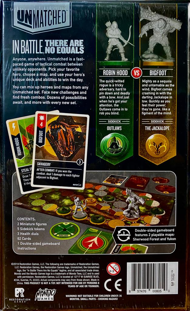 Unmatched: Robin Hood vs Bigfoot