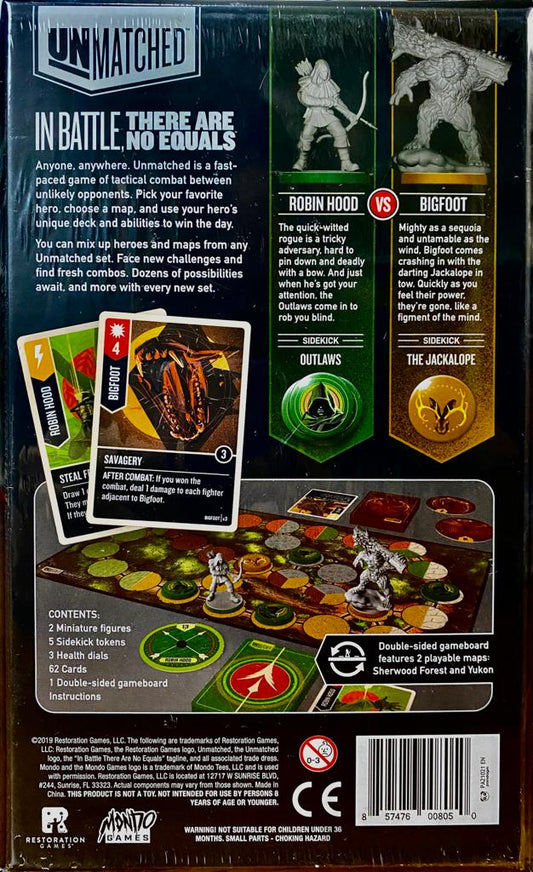 Unmatched: Robin Hood vs Bigfoot