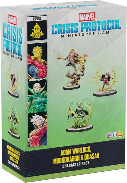 Marvel Crisis Protocol: Adam Warlock, Moondragon & Quasar Character Pack