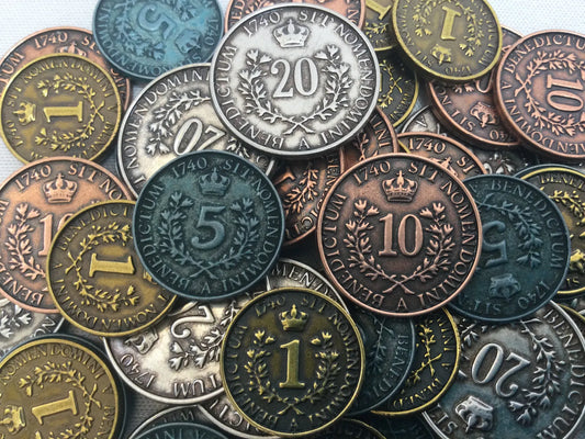 Rococo: Deluxe Edition - Metal Livre Coins