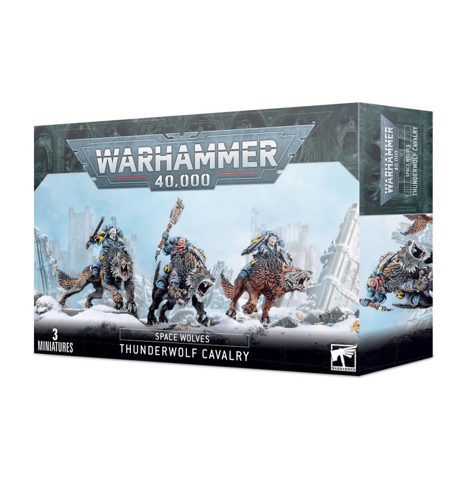 Warhammer 40K Space Wolves: Thunderwolf Cavalry