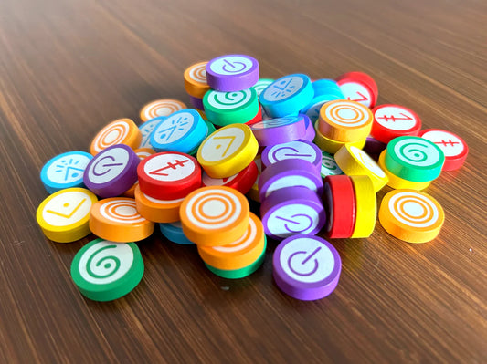 Vantage Wooden Skill Tokens