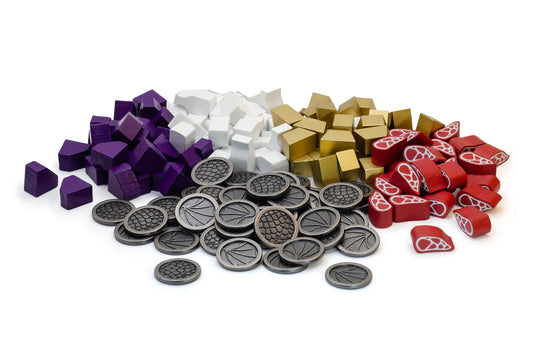 Wyrmspan: Upgrade Pack (Metal Coins & Wooden Resources)