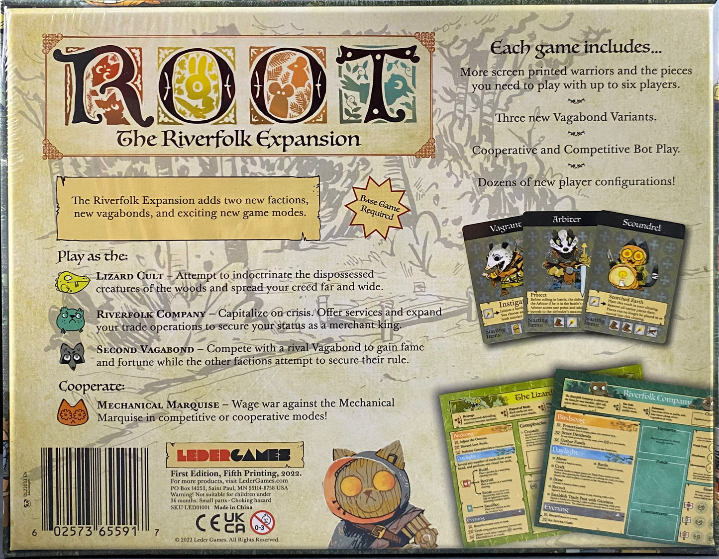 Root Factions Math Root: The Riverfolk Expansion – Board Game Madness