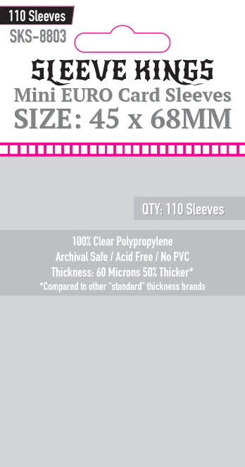 Sleeve Kings 45 x 68mm Card Sleeves