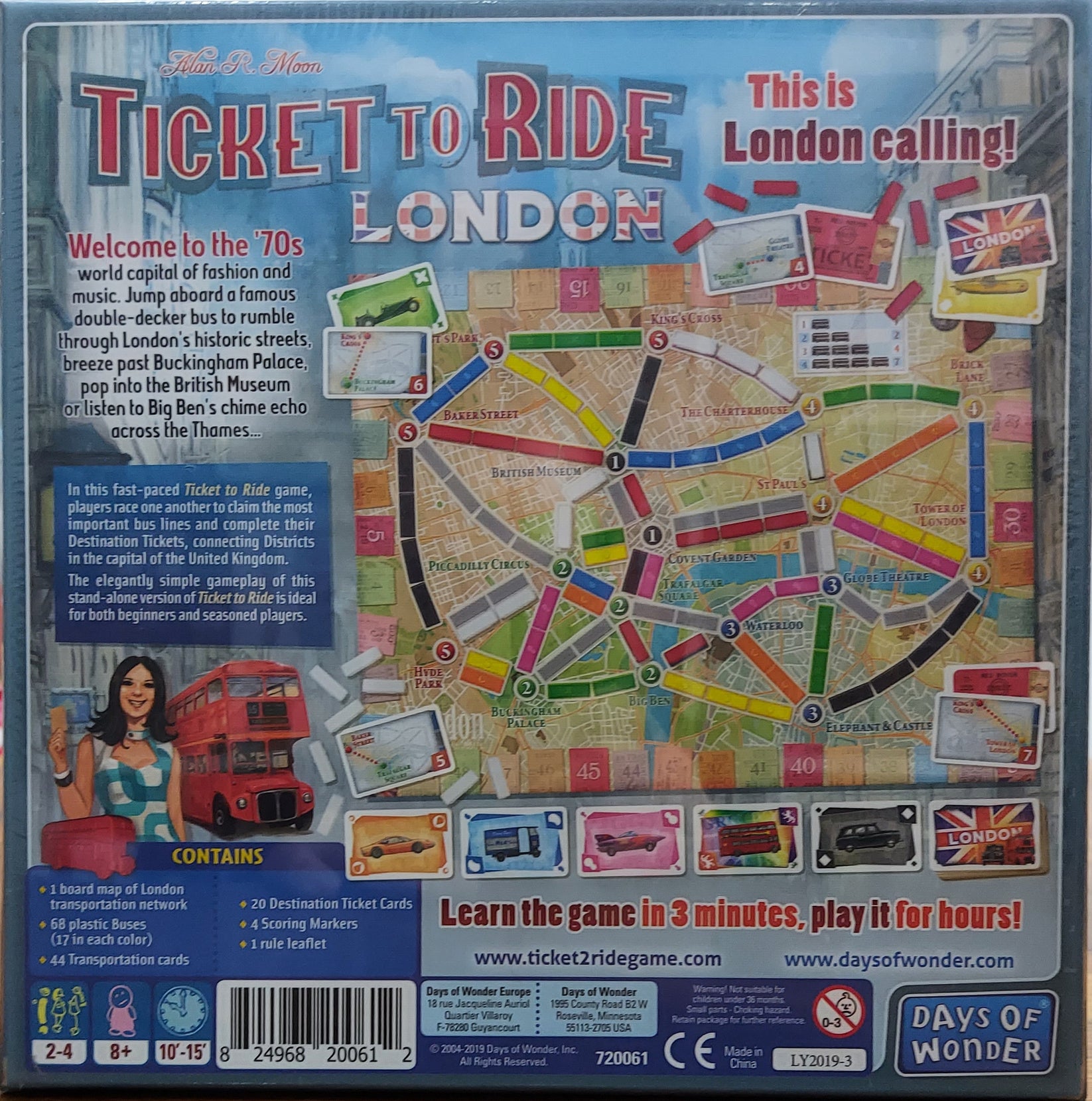 Ticket to Ride London Board Game Madness