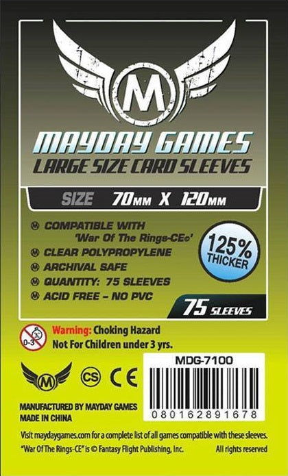 Mayday Games 70 x 120mm Premium Card Sleeves