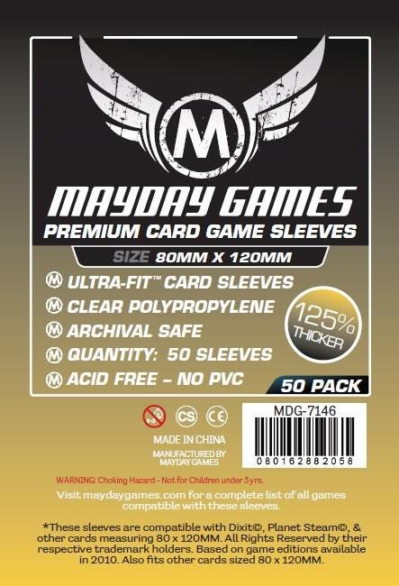 Mayday Games 80 x 120mm Premium Card Sleeves