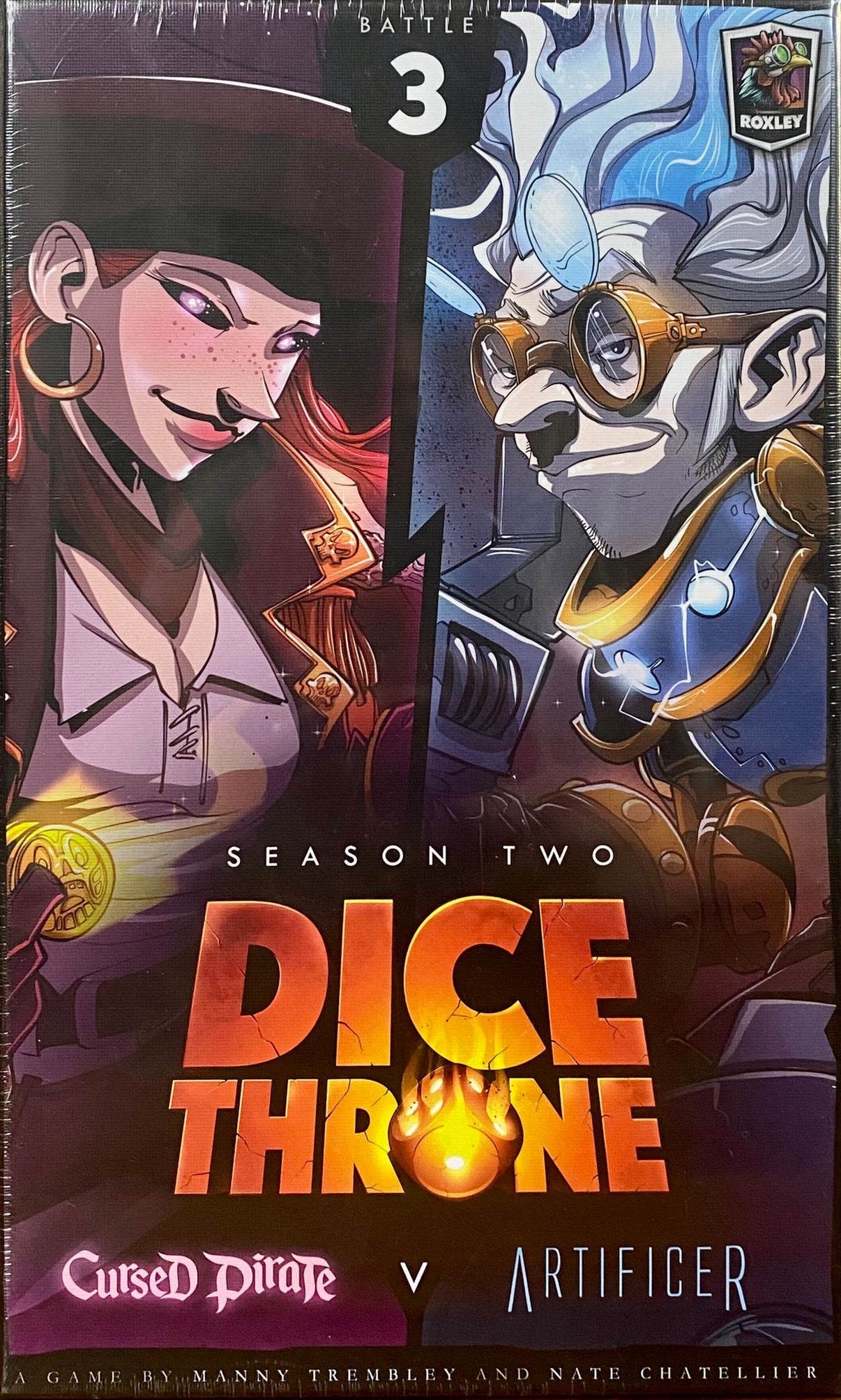 Dice Throne Season Two Box 3 Cursed Pirate vs Artificer Board Game