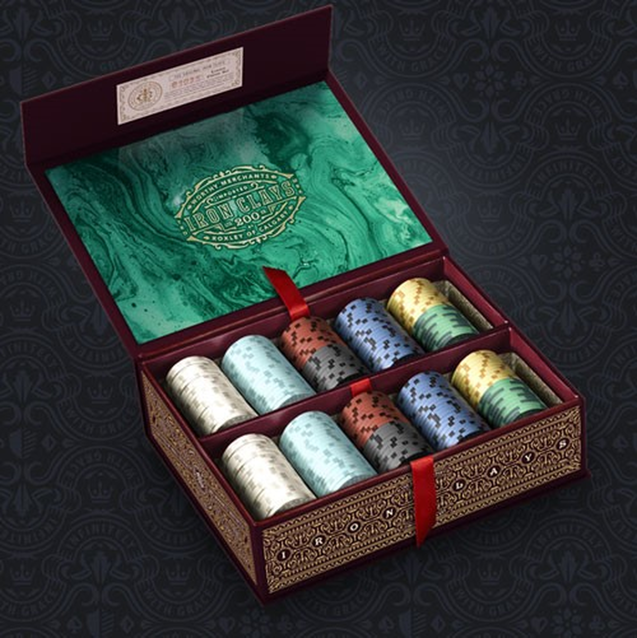 Iron Clays 200-count Game Counters