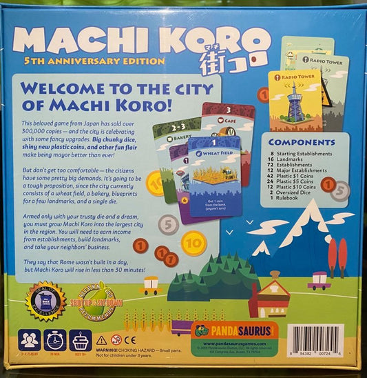 Machi Koro: 5th Anniversary Edition