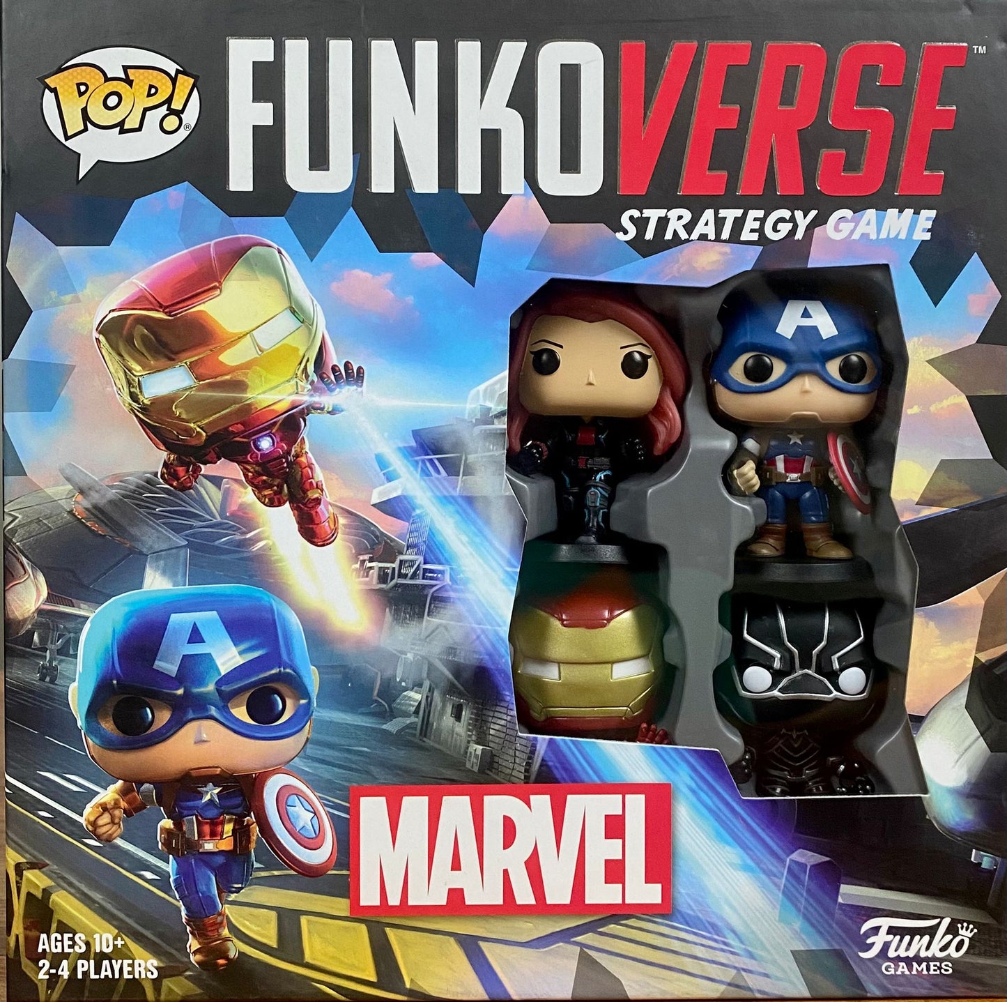Funkoverse Strategy Game: Marvel 100 4-Pack Base Set