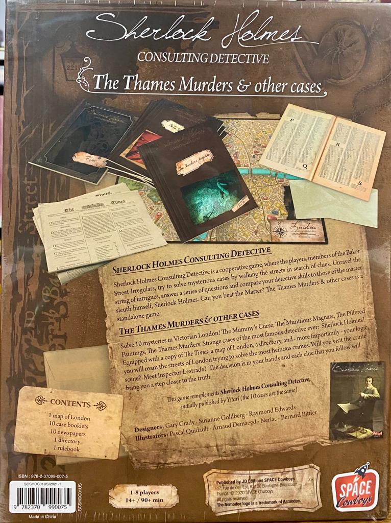 Sherlock Holmes Consulting Detective: The Thames Murders & Other Cases