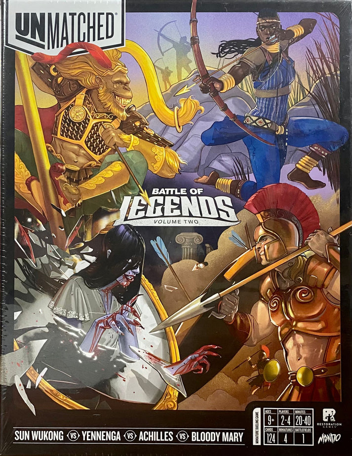 Unmatched Battle of Legends Volume Two Board Game Madness
