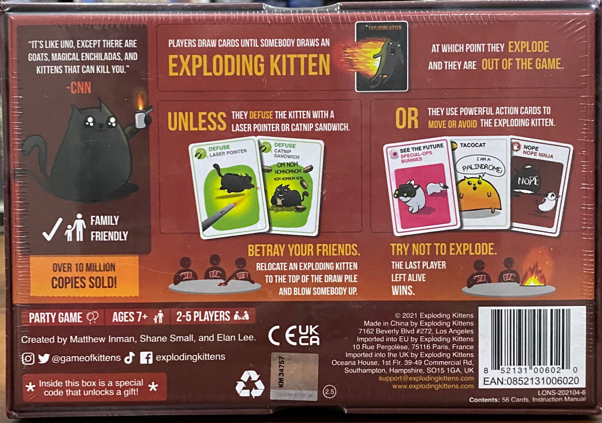 Exploding Kittens Boxes Exploding Kittens – Board Game Madness