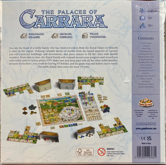 The Palaces of Carrara (The Second Edition) (ding & dented)